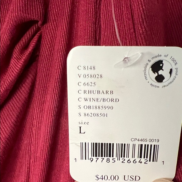 Free People shirred  Long Sleeve Top M-L - Picture 3 of 4